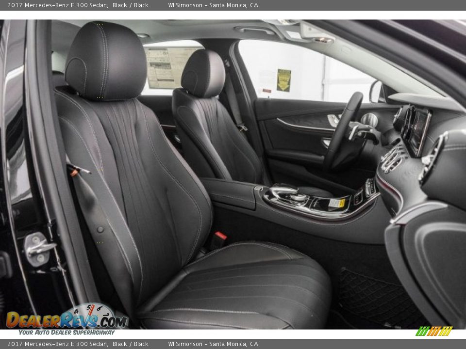 2017 Mercedes-Benz E 300 Sedan Black / Black Photo #2