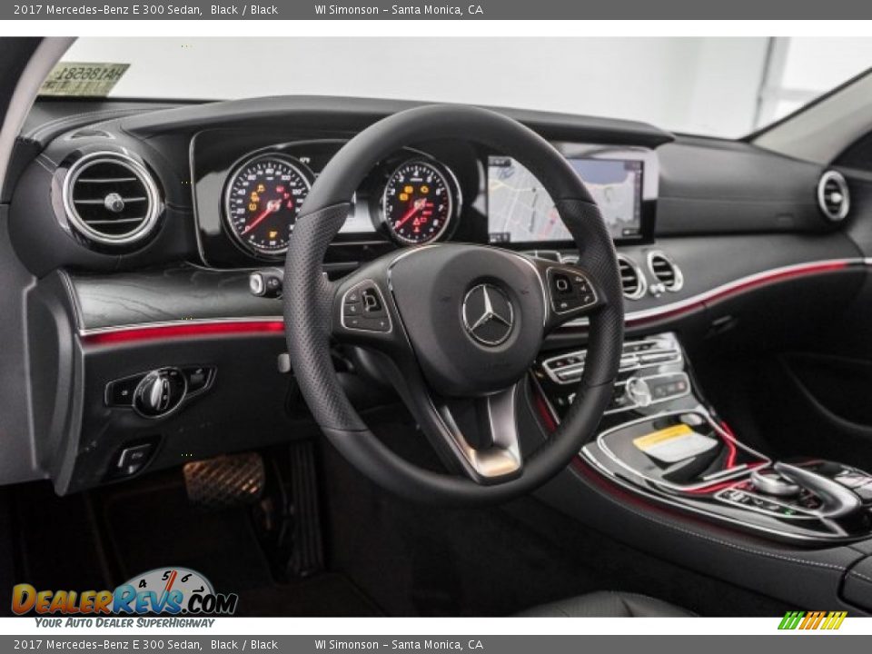 2017 Mercedes-Benz E 300 Sedan Black / Black Photo #5