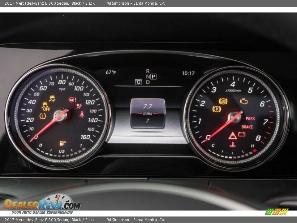 2017 Mercedes-Benz E 300 Sedan Black / Black Photo #7