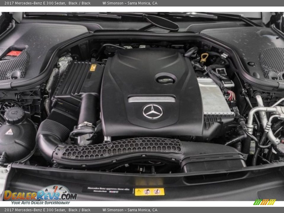 2017 Mercedes-Benz E 300 Sedan Black / Black Photo #9