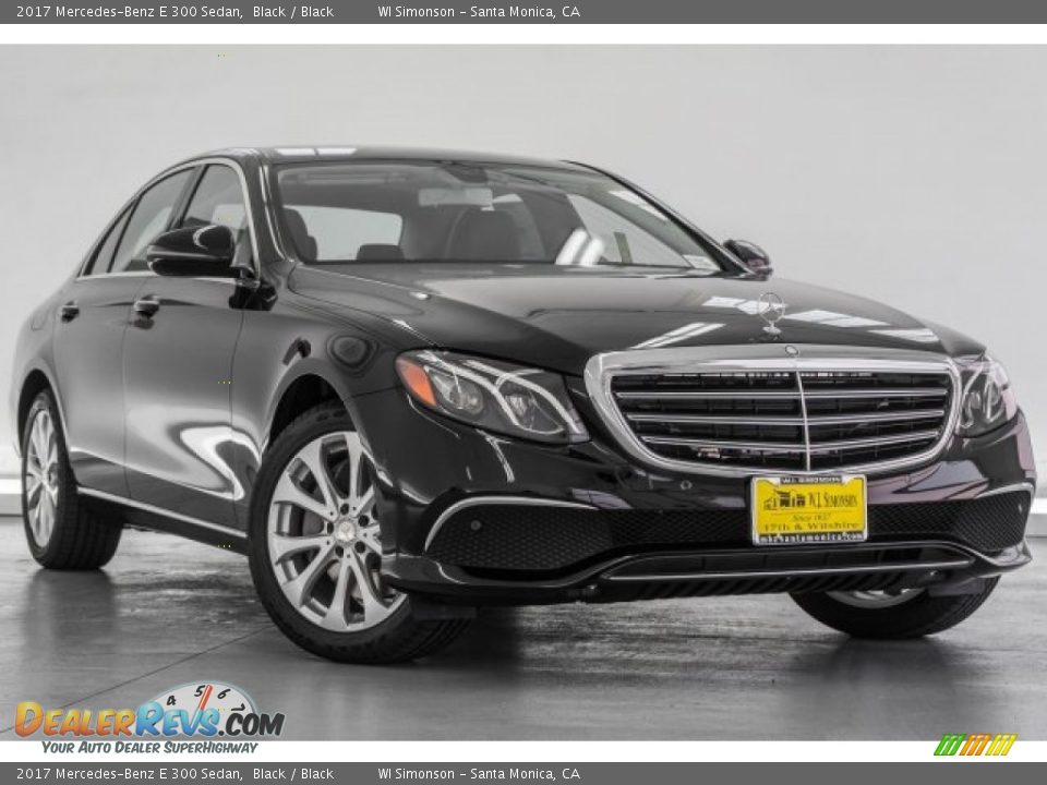 2017 Mercedes-Benz E 300 Sedan Black / Black Photo #12