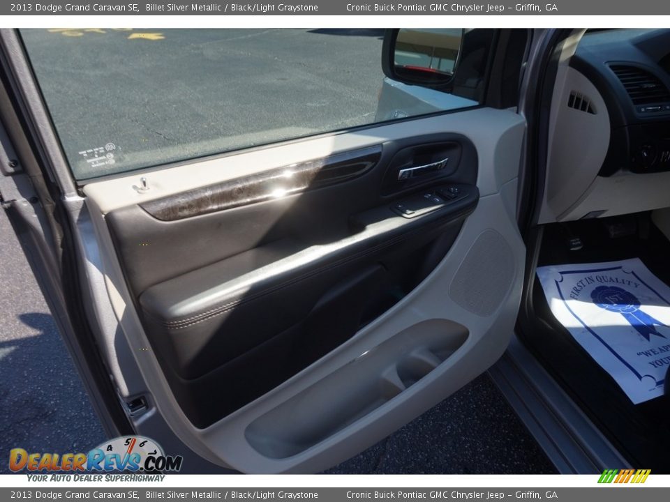 2013 Dodge Grand Caravan SE Billet Silver Metallic / Black/Light Graystone Photo #12