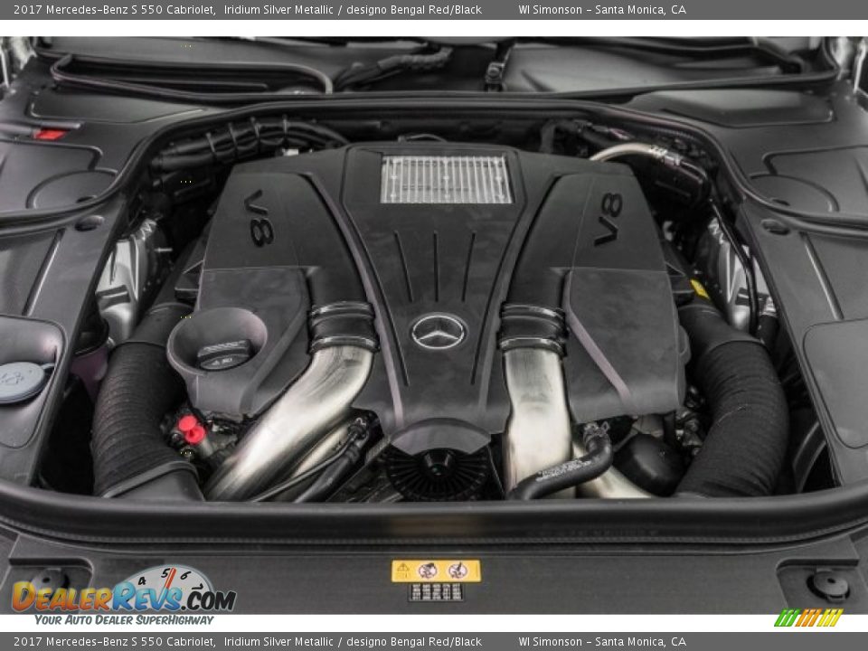 2017 Mercedes-Benz S 550 Cabriolet 4.7 Liter DI biturbo DOHC 32-Valve VVT V8 Engine Photo #9