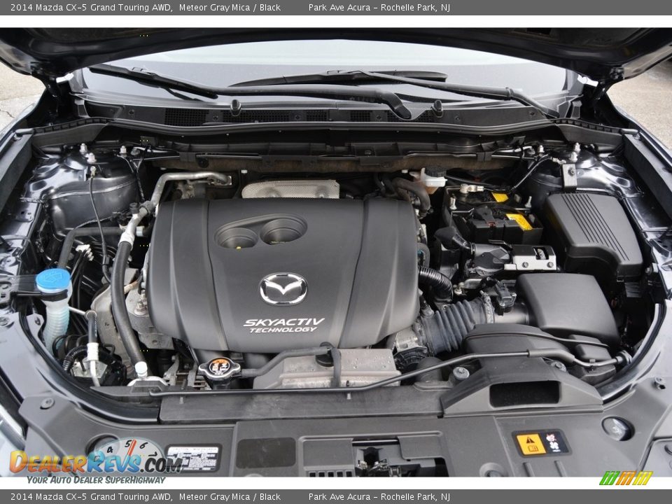 2014 Mazda CX-5 Grand Touring AWD Meteor Gray Mica / Black Photo #31