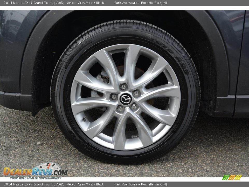2014 Mazda CX-5 Grand Touring AWD Meteor Gray Mica / Black Photo #33