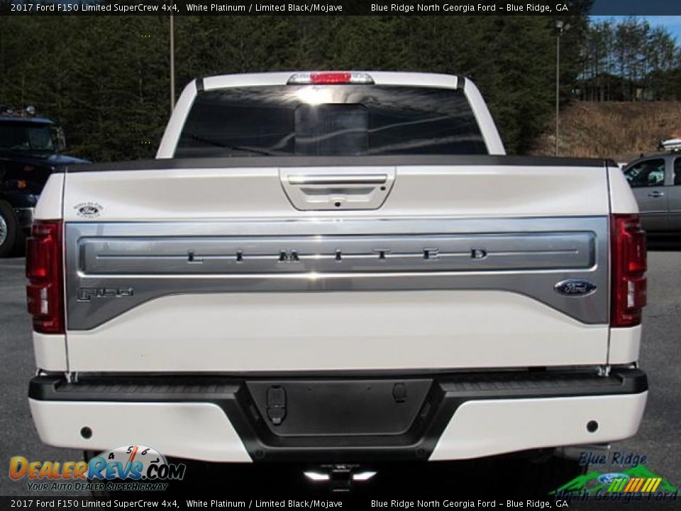 2017 Ford F150 Limited SuperCrew 4x4 White Platinum / Limited Black/Mojave Photo #8