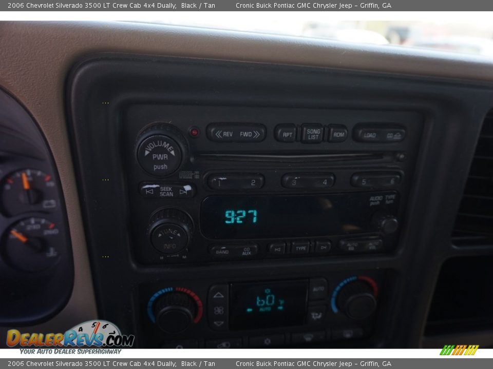 2006 Chevrolet Silverado 3500 LT Crew Cab 4x4 Dually Black / Tan Photo #23