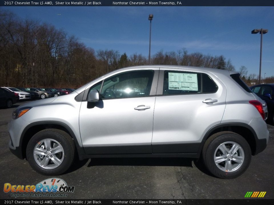 2017 Chevrolet Trax LS AWD Silver Ice Metallic / Jet Black Photo #9