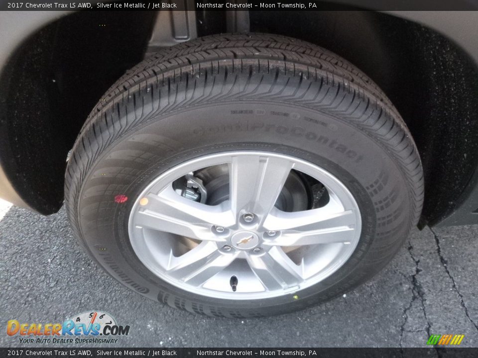 2017 Chevrolet Trax LS AWD Silver Ice Metallic / Jet Black Photo #10