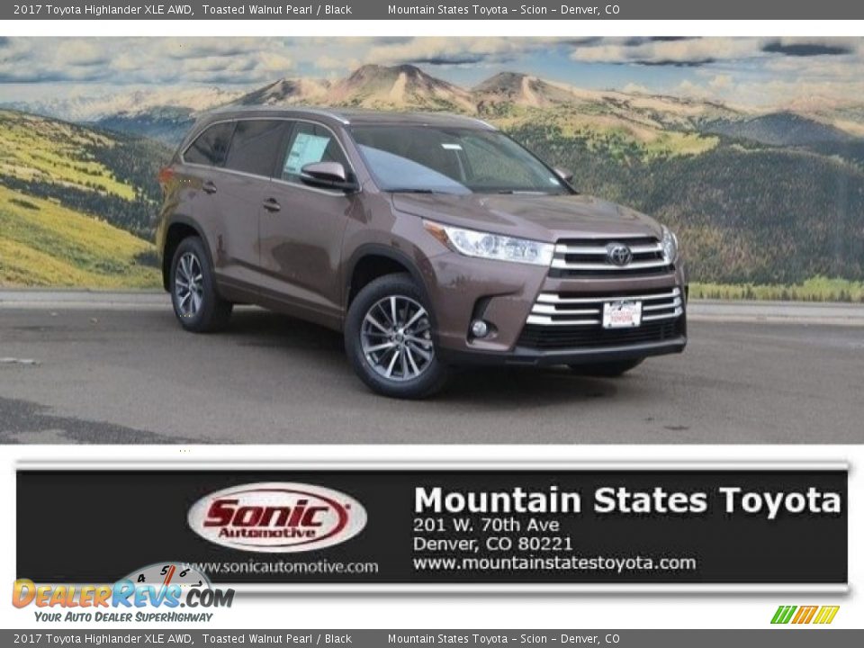 2017 Toyota Highlander XLE AWD Toasted Walnut Pearl / Black Photo #1