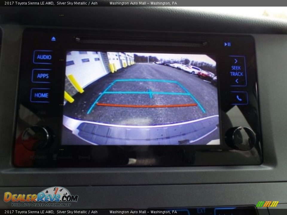 2017 Toyota Sienna LE AWD Silver Sky Metallic / Ash Photo #30