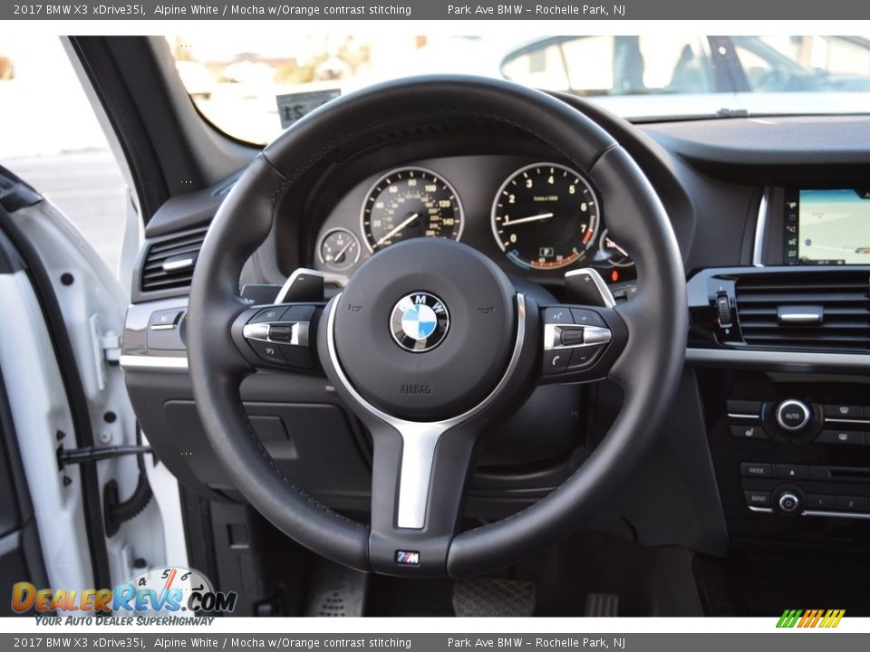 2017 BMW X3 xDrive35i Steering Wheel Photo #18