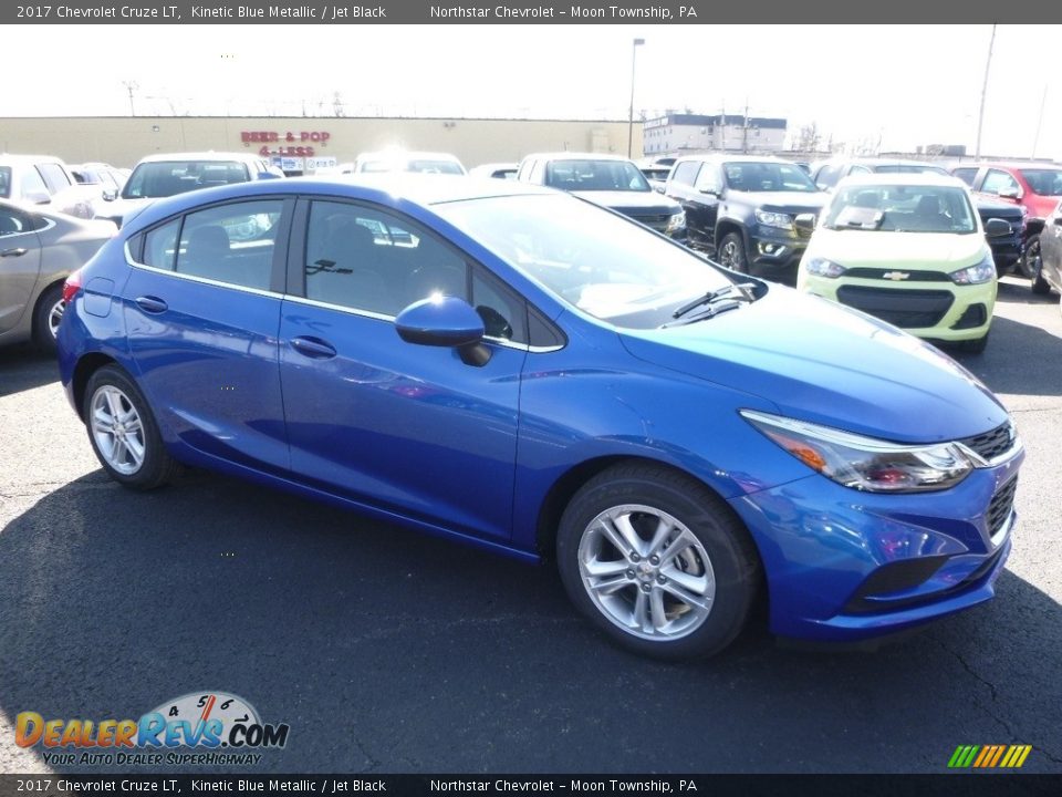 2017 Chevrolet Cruze LT Kinetic Blue Metallic / Jet Black Photo #3