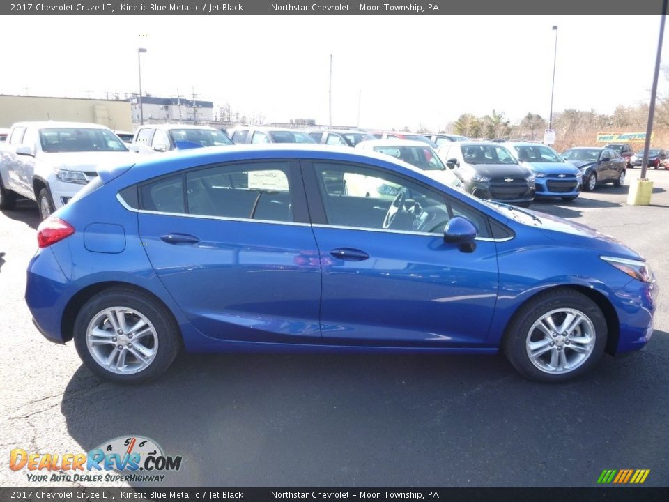 2017 Chevrolet Cruze LT Kinetic Blue Metallic / Jet Black Photo #4