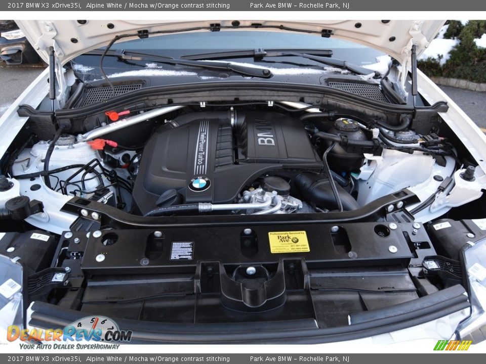 2017 BMW X3 xDrive35i 3.0 Liter TwinPower Turbocharged DI DOHC 24-Valve VVT Inline 6 Cylinder Engine Photo #30