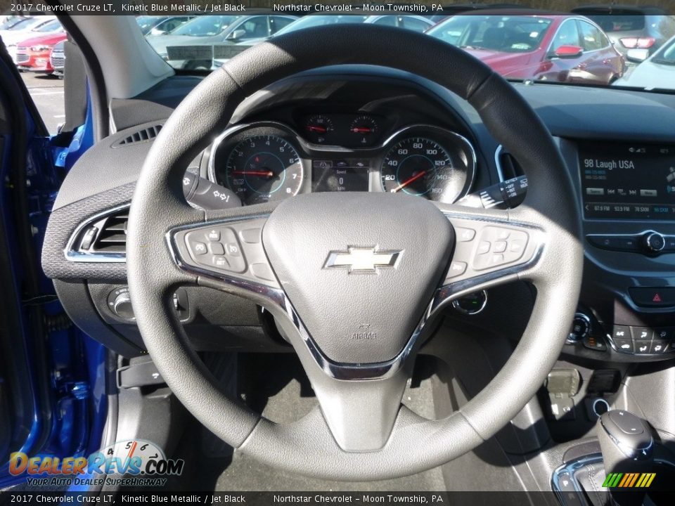 2017 Chevrolet Cruze LT Kinetic Blue Metallic / Jet Black Photo #16