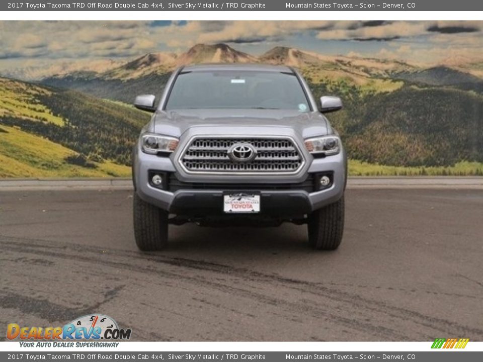 2017 Toyota Tacoma TRD Off Road Double Cab 4x4 Silver Sky Metallic / TRD Graphite Photo #2