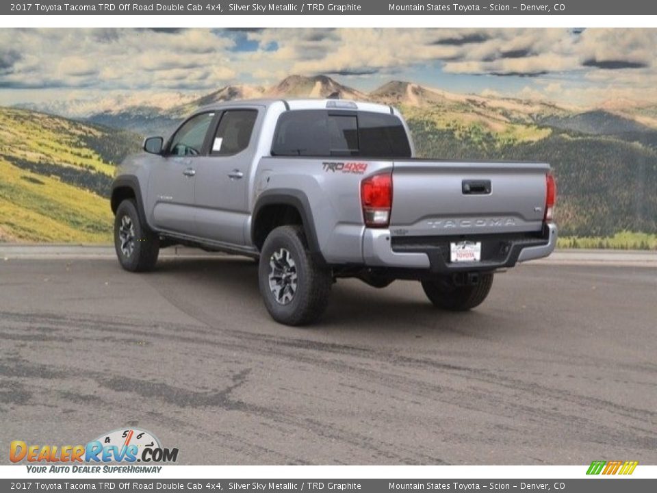 2017 Toyota Tacoma TRD Off Road Double Cab 4x4 Silver Sky Metallic / TRD Graphite Photo #3