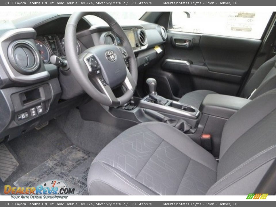 2017 Toyota Tacoma TRD Off Road Double Cab 4x4 Silver Sky Metallic / TRD Graphite Photo #5