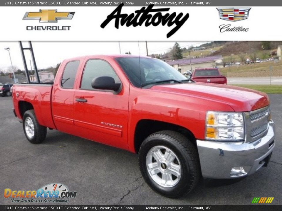 2013 Chevrolet Silverado 1500 LT Extended Cab 4x4 Victory Red / Ebony Photo #1