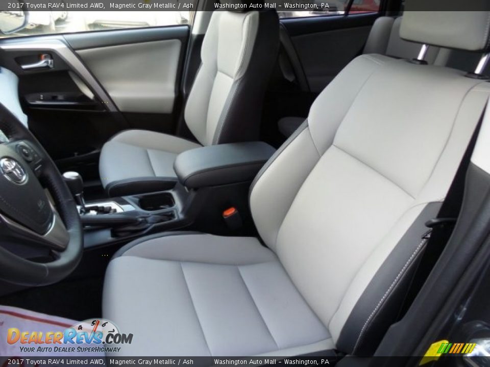 Front Seat of 2017 Toyota RAV4 Limited AWD Photo #10