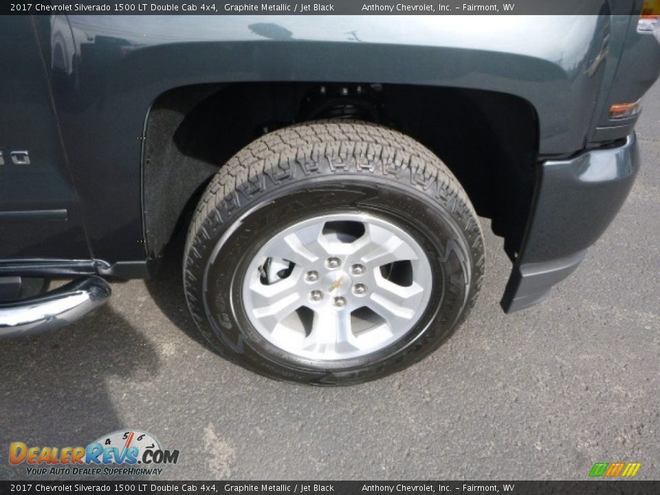 2017 Chevrolet Silverado 1500 LT Double Cab 4x4 Graphite Metallic / Jet Black Photo #2