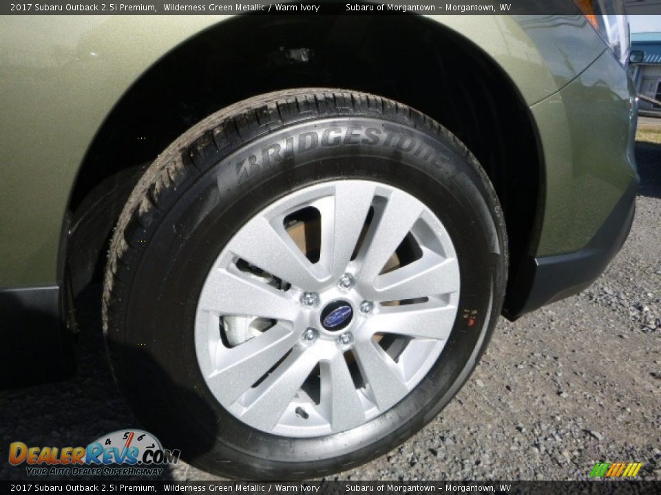 2017 Subaru Outback 2.5i Premium Wilderness Green Metallic / Warm Ivory Photo #2