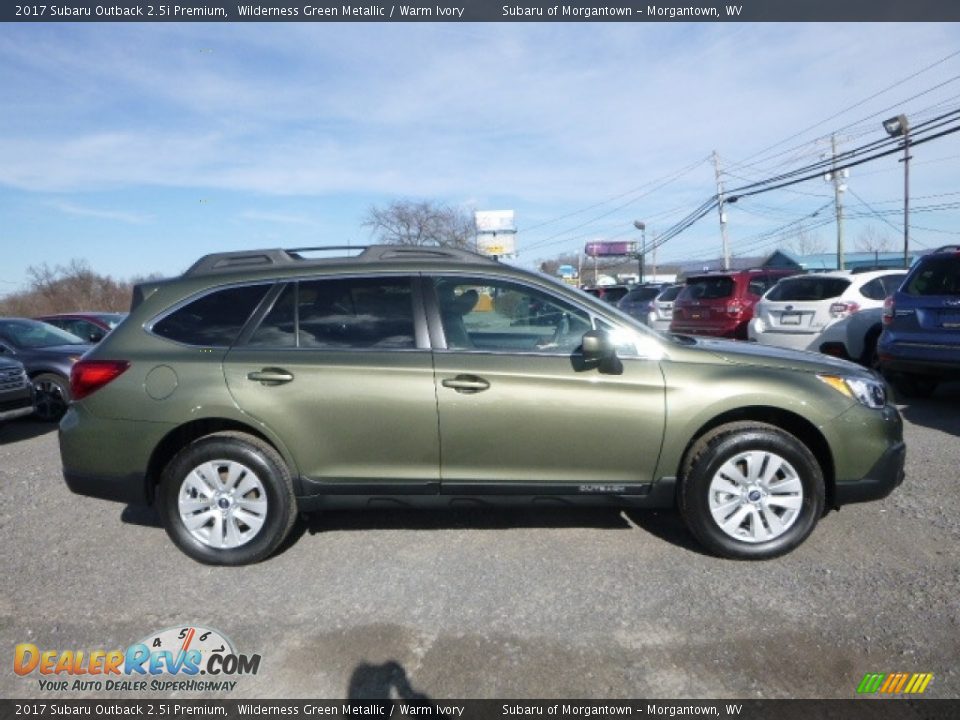 2017 Subaru Outback 2.5i Premium Wilderness Green Metallic / Warm Ivory Photo #6