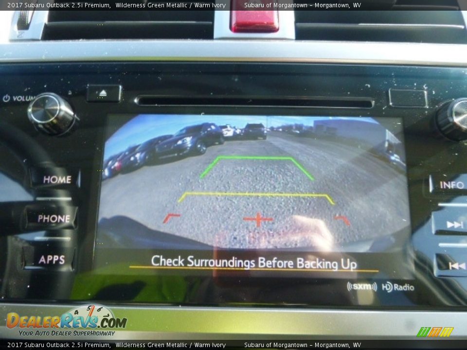 2017 Subaru Outback 2.5i Premium Wilderness Green Metallic / Warm Ivory Photo #18