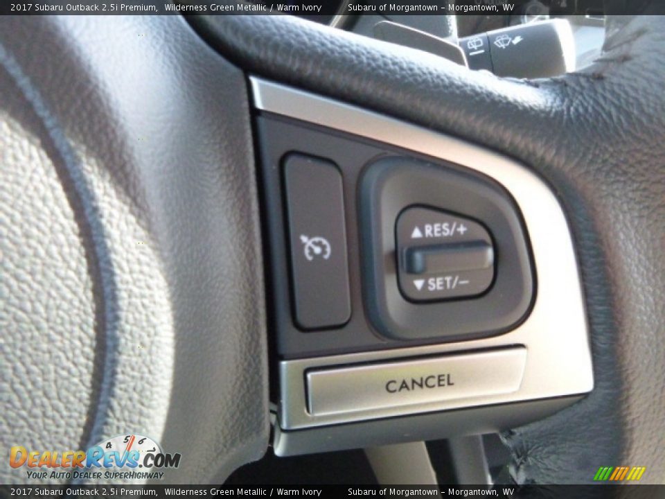 2017 Subaru Outback 2.5i Premium Wilderness Green Metallic / Warm Ivory Photo #19