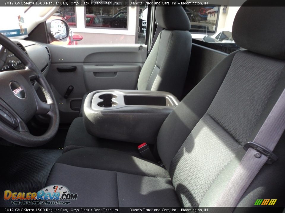 2012 GMC Sierra 1500 Regular Cab Onyx Black / Dark Titanium Photo #7