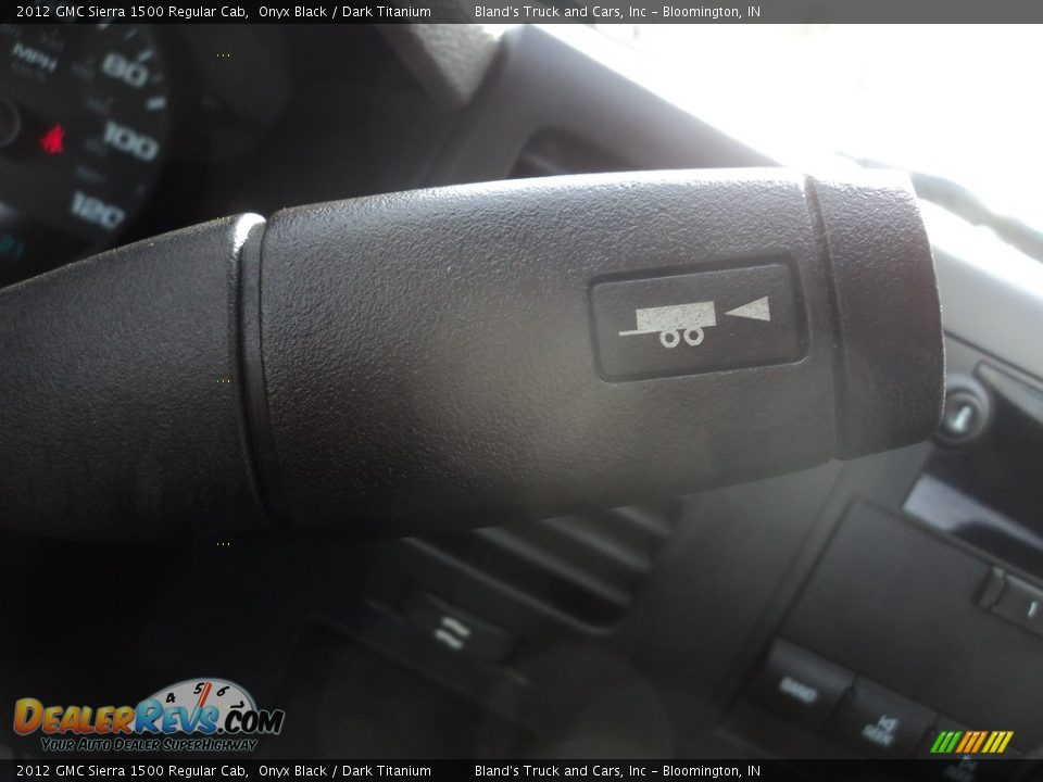 2012 GMC Sierra 1500 Regular Cab Onyx Black / Dark Titanium Photo #15