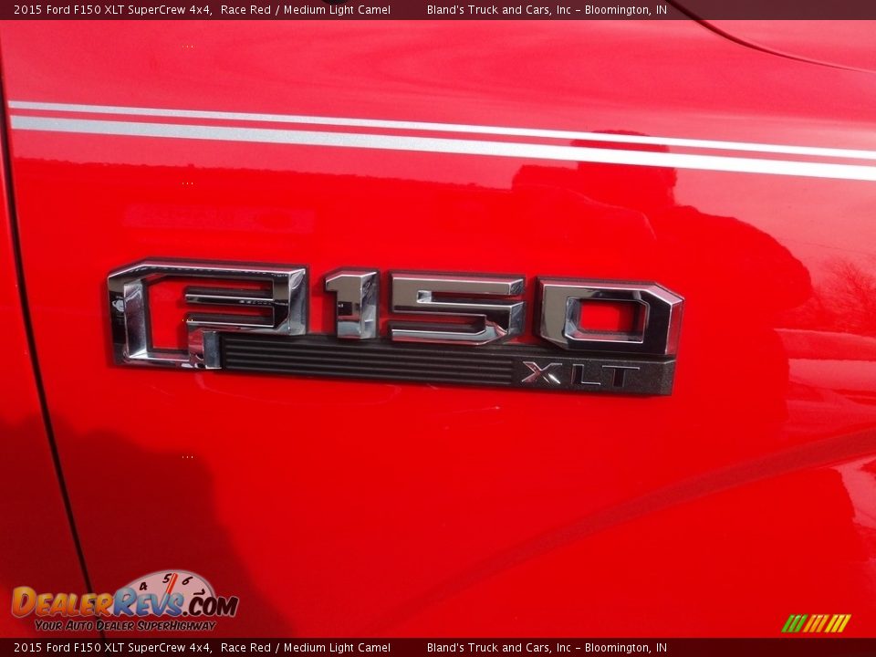 2015 Ford F150 XLT SuperCrew 4x4 Race Red / Medium Light Camel Photo #31