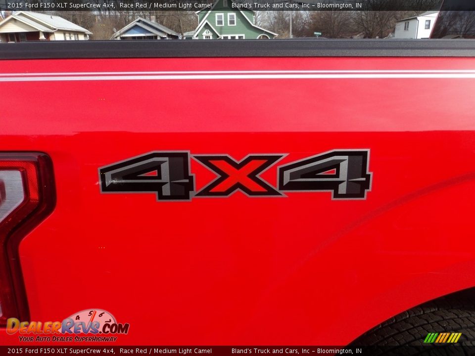 2015 Ford F150 XLT SuperCrew 4x4 Race Red / Medium Light Camel Photo #34