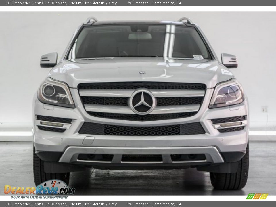 2013 Mercedes-Benz GL 450 4Matic Iridium Silver Metallic / Grey Photo #2