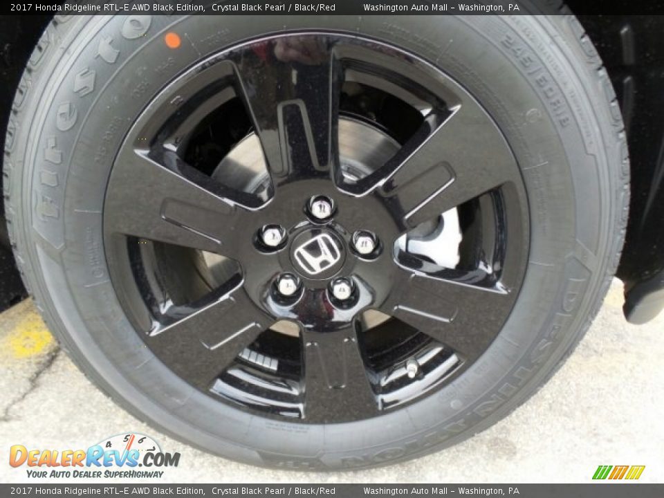 2017 Honda Ridgeline RTL-E AWD Black Edition Wheel Photo #3