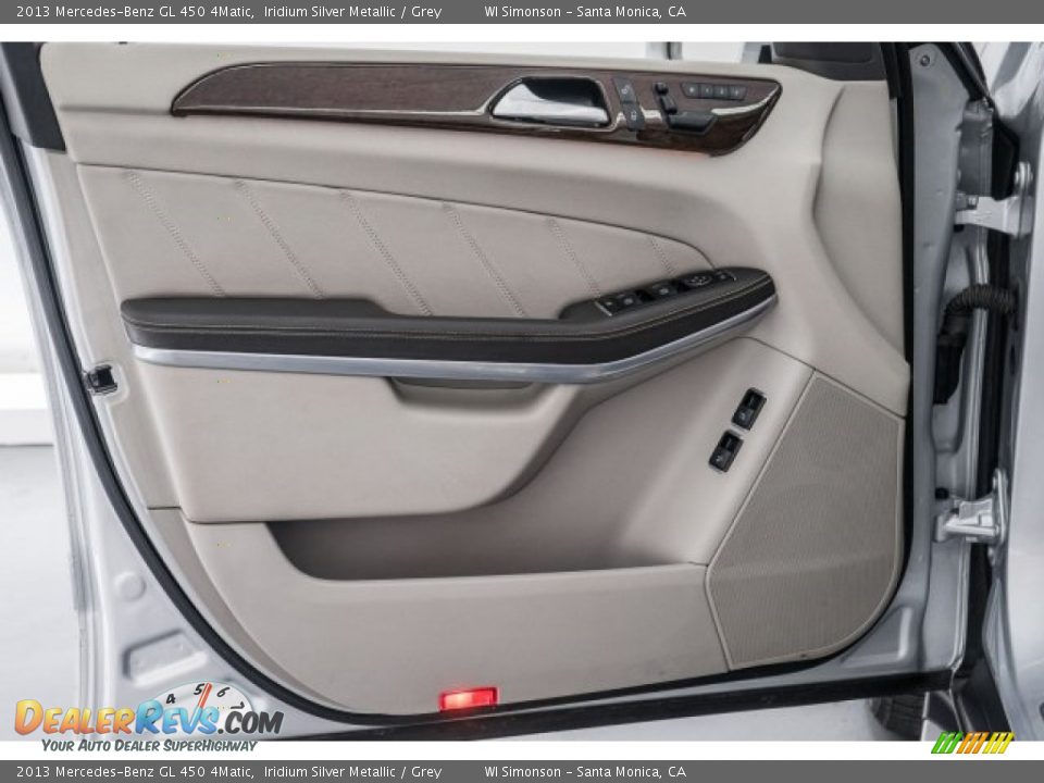 2013 Mercedes-Benz GL 450 4Matic Iridium Silver Metallic / Grey Photo #22