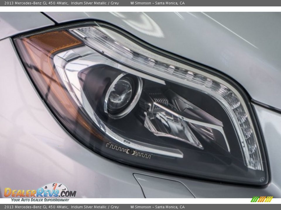 2013 Mercedes-Benz GL 450 4Matic Iridium Silver Metallic / Grey Photo #27