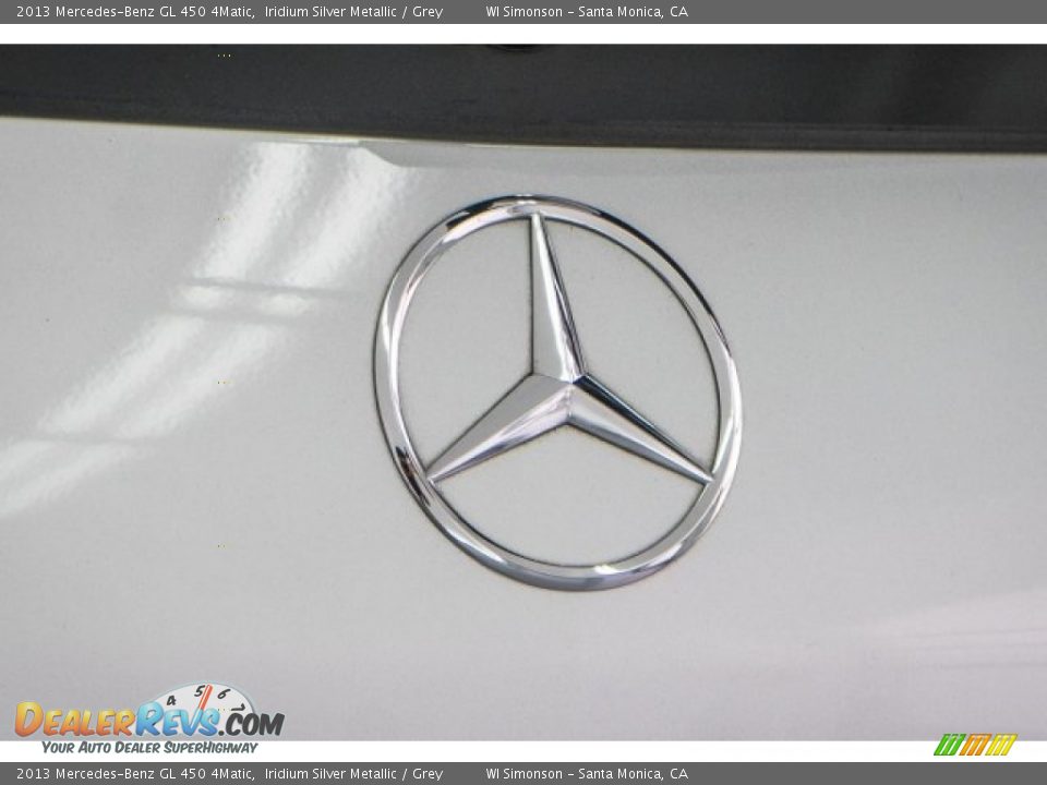 2013 Mercedes-Benz GL 450 4Matic Iridium Silver Metallic / Grey Photo #29