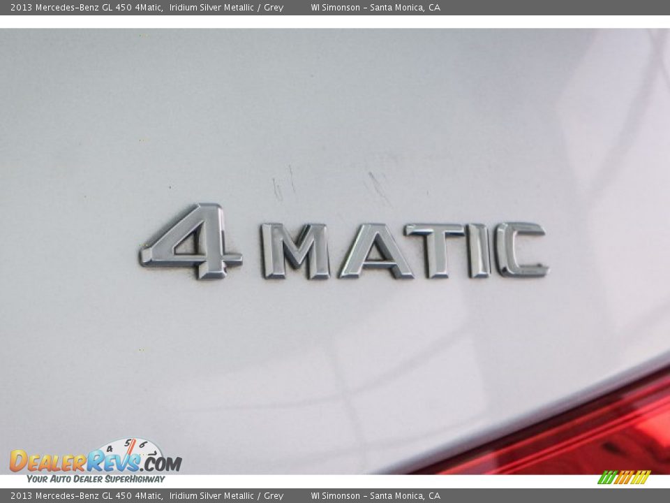 2013 Mercedes-Benz GL 450 4Matic Iridium Silver Metallic / Grey Photo #30
