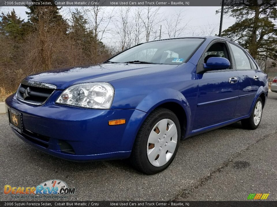 2006 Suzuki Forenza Sedan Cobalt Blue Metallic / Grey Photo #1