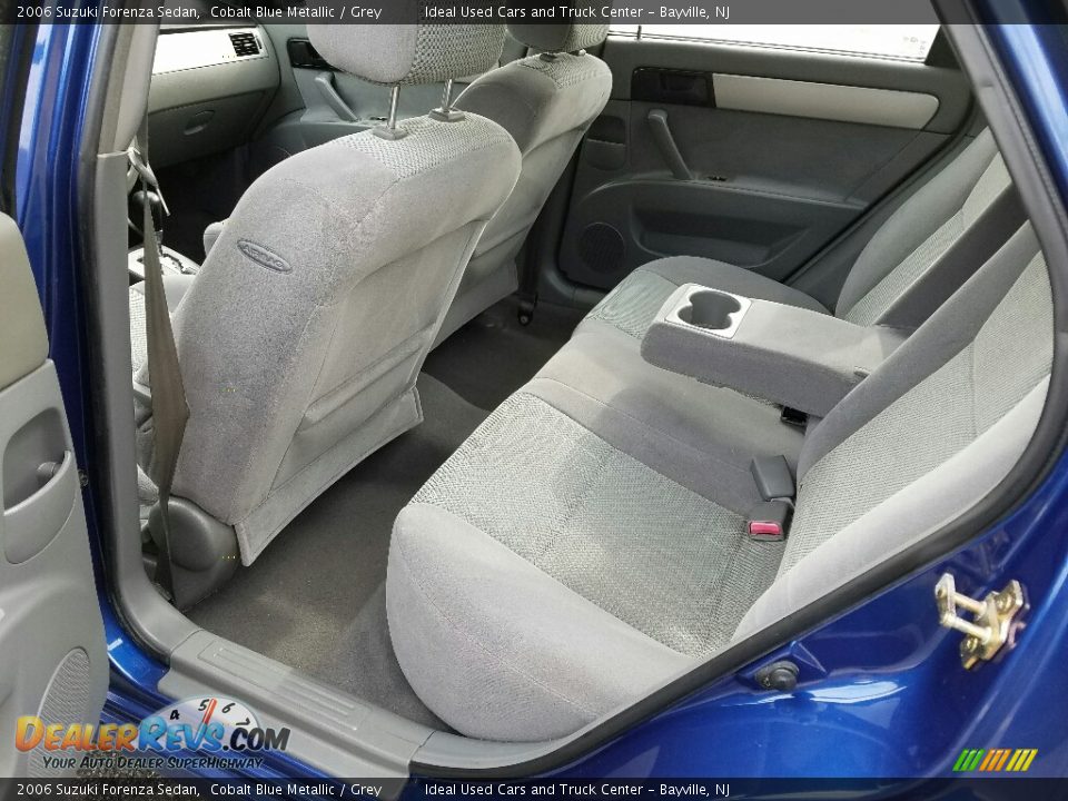 2006 Suzuki Forenza Sedan Cobalt Blue Metallic / Grey Photo #12