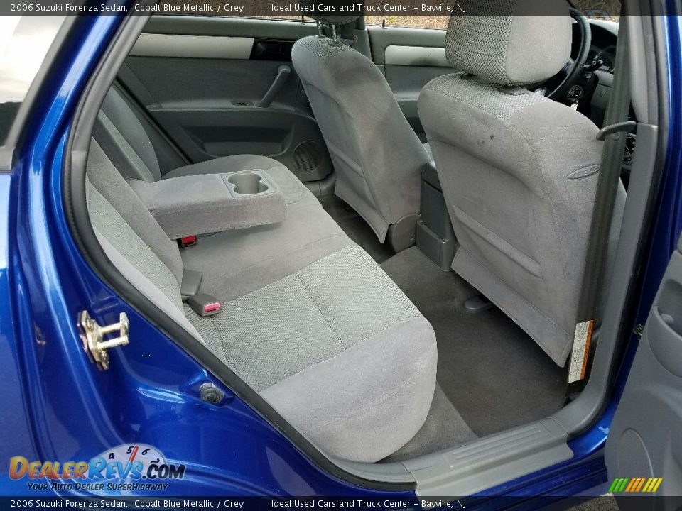 2006 Suzuki Forenza Sedan Cobalt Blue Metallic / Grey Photo #13