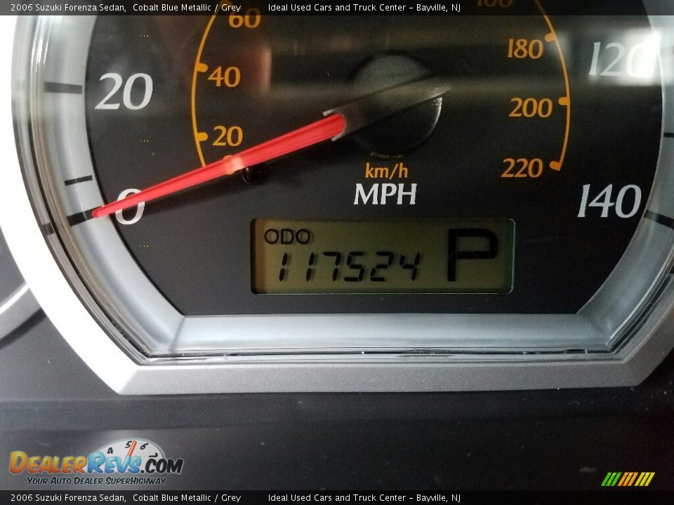 2006 Suzuki Forenza Sedan Cobalt Blue Metallic / Grey Photo #18