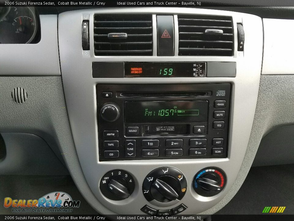 2006 Suzuki Forenza Sedan Cobalt Blue Metallic / Grey Photo #20