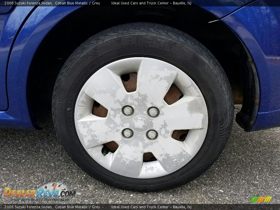 2006 Suzuki Forenza Sedan Cobalt Blue Metallic / Grey Photo #22
