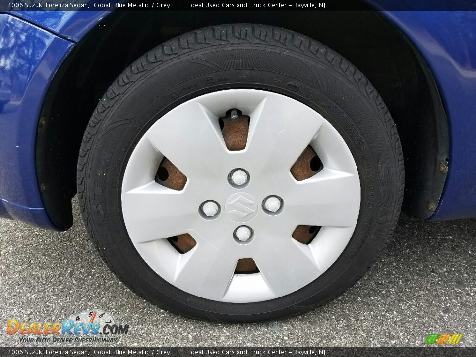 2006 Suzuki Forenza Sedan Cobalt Blue Metallic / Grey Photo #23