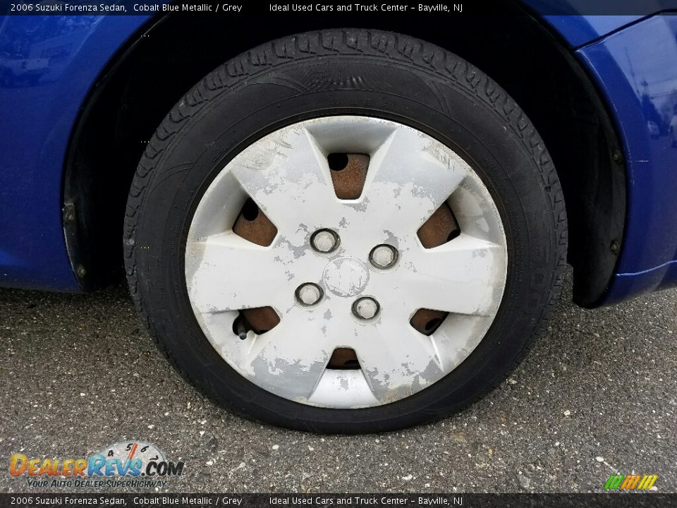2006 Suzuki Forenza Sedan Cobalt Blue Metallic / Grey Photo #24