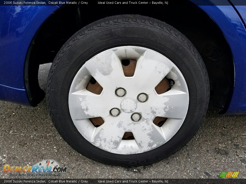 2006 Suzuki Forenza Sedan Cobalt Blue Metallic / Grey Photo #25