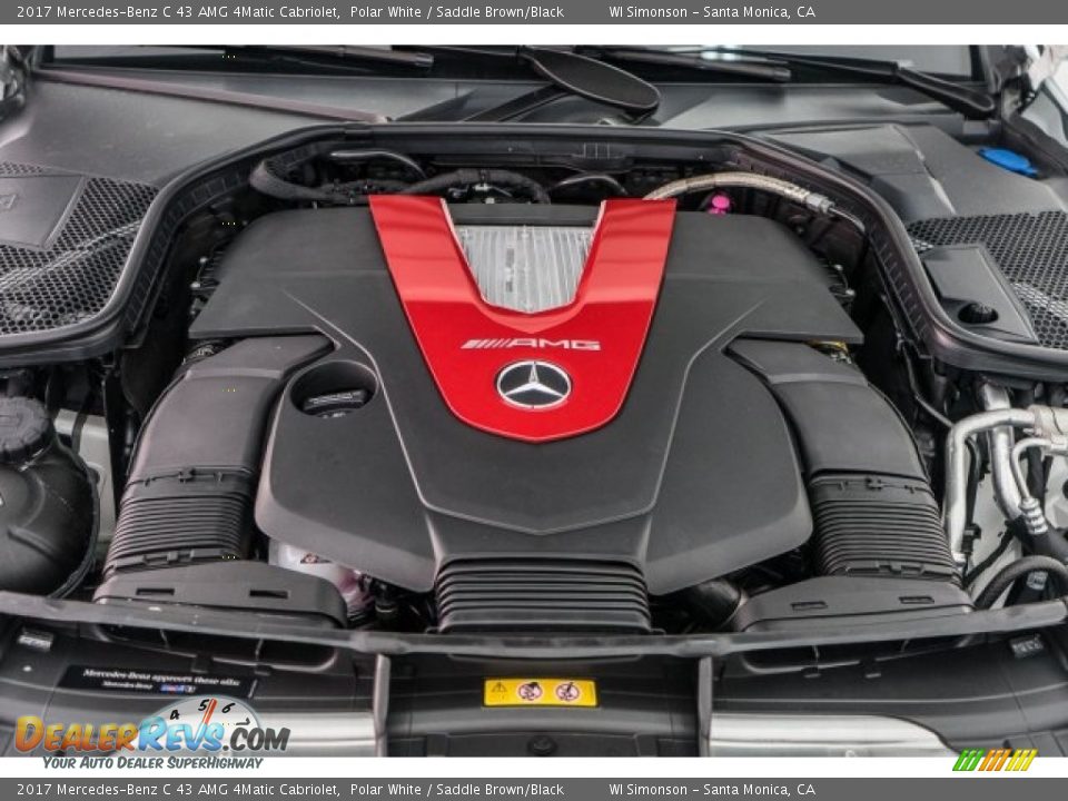 2017 Mercedes-Benz C 43 AMG 4Matic Cabriolet 3.0 Liter AMG DI biturbo DOHC 24-Valve VVT V6 Engine Photo #9
